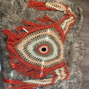 Free people knitted shawl
